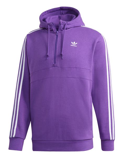 adidas purple sweatshirt.